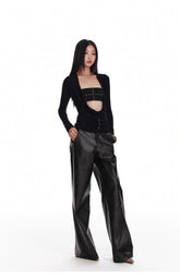 Tencel Wool Rivet Knit Two-Piece Set